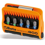 Beta 860MIX/A10 - Jeu de 10 embouts pour visseuses et 1 porte-douilles magnétique, en étui de poche