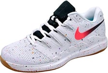 Nike Air Zoom Air Vapor X HC, Men's Tennis Shoes, White Laser Crimson Oracle Aqua 108, 12 UK (47.5 EU)