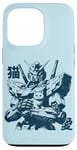 Coque pour iPhone 13 Pro Les Chats d'anime Vintage Aiment l Mecha avec l Manga d Chat