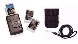 Fuji - Instax Mini LiPlay and Liplay Accessory Kit BUNDLE Bronze/Black