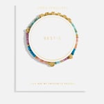 Joma Jewellery Words To Live By Bestie Gold-Plated Bracelet