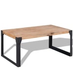 Table basse Table de salon Bout de canapé Bois d'acacia massif 100 x 60 x 45 cm 56701