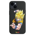 Personalaizer Coque iPhone 14 Noir Motif Dragon Ball Z Goku SS1 Special