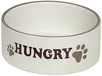 Nobby Doggry Gamelle en céramique pour Chien Crème Ø 15 x 6 cm