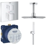 GROHE - Robinet douche thermostatique encastrable Grohtherm Cube