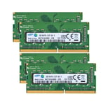 Samsung 4x 8GB 1RX8 PC4-2133P DDR4 260pin Laptop RAM Memory DIMM M471A1K43BB0-8G