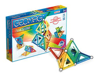 GEOMAG - RAINBOW - 72 Pièces - Jeu de Construction Magnétiques pour Enfants Dès 3 Ans - Fabrication Suisse - Blocs Construction avec 24 Tiges, 24 Billes, 24 Tiles - Jeux 3D Aimanté - STEM