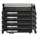 5 Toner Cartridges to replace HP W2070, W2071, W2072, W2073 (117a) Compatible