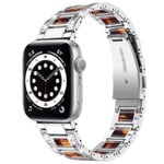 Diamond Bracelet Apple Watch Ultra 2 49mm Silver Coffee