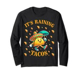 It's Raining Tacos Funny Taco Lovers Kids Girls Boys & Adult Long Sleeve T-Shirt