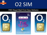 O2 Sim Card - New and Sealed Classic O2 Pay As You Go 02 O2 PAYG SIM,