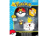 Pokemon - Throw 'N' Pop Poke Ball Set Incl. Pikachu + Poke Ball And Cubone + Repeat Ball