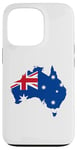 iPhone 13 Pro Australia Down Under Classic Australian Flag Map Gift Case