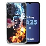 Cokitec Coque Renforcée pour Samsung Galaxy A25 5G Manga My Hero Academia Shoto