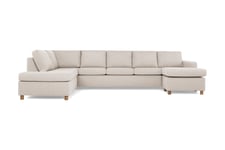 U-soffa Nevada XL Divan Höger - Beige Grå,Beige Scandinavian Choice