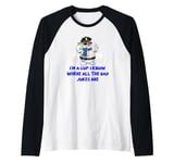 Im a Cop I Know Where All the Bad Jokes Are Funny Humor Raglan Baseball Tee