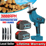 For Makita DJR186Z 18v Li-Ion LXT Reciprocating Recip Saw 2Battery Cordless 5Ah