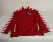 Adidas Boys XLTraining Jacket Red Size 15-16 Yrs Red White Bargain £16.99
