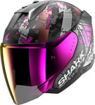 SHARK, Casque Moto Jet SKWAL i3 Jet Hellcat Black Chrome Purple KUV, XS