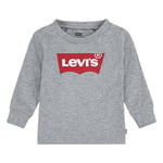 Levi's Kids l/s Batwing Tee Baby Boys, Grey Heather, 3 Years