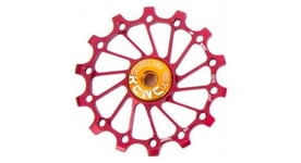 Jockey wheel kcnc narrow wide long teeth rouge 14 dents