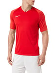 Nike Men Nk DRY STRKE Jsy Ss T-Shirt - University Red/Bright Crimson/(White), Medium