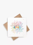 Little Green Paper Shop Colourful Fireworks Diwali Card