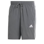 adidas Men's AEROREADY Essentials Chelsea 3-Stripes Shorts, Grey Six, 6XL