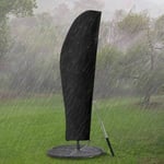 Housse de Protection pour Parasol Déporté Grande 3 x 4m avec Tige Télescopique Couverture pour Parasol de Jardin Imperméable