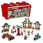 LEGO NINJAGO 71787 La Boîte de Briques Créatives Ninja, Jouet Rangement, Voit...