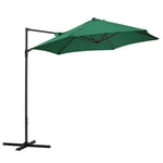 2.5M Offset Roma Patio Umbrella with 360Degree Rotation and Base