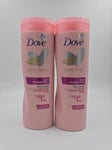 2 X Dove Body Lotion Body Love Care + Radiant Glow for All Skin Types 400ml,