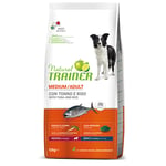 Natural Trainer Adult Medium med tonfisk, ris och spirulina - 12 kg