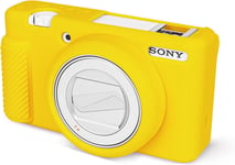 ZV-1F Étui de Protection en Silicone Souple pour Appareil Photo Sony ZV1F ZV-1F Vlog et Appareil Photo ZV-1 Mark II, Coque en Caoutchouc légère pour Sony ZV1F / ZV-1 II/ZV-1M2 ¿ Jaune