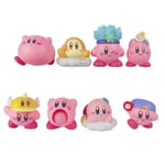 8 st/set spel Star Kirby Anime söt tecknad film rosa Kirby Mini figur dekorativa samling prydnader leksak för barn presenter 8Pcs Doll C