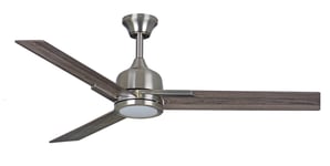 Fantasia Darwin Ceiling Fan Brushed Nickel 52in with LED Light