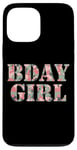 iPhone 13 Pro Max Pink Camo Bday Girl Military Hunter Birthday Case