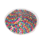 2 Pairs Round Colorful Sequin Nipple Covers Adhesive Nipple Bra Sticker Cove LSO