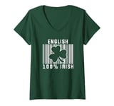 Womens English Irish Family Name V-Neck T-Shirt