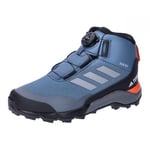 adidas Mixte Terrex Winter Mid BOA Rain.RDY Hiking Shoes Chaussures de randonnée, Wonder Steel/Grey/Semi Impact Orange, 40 EU