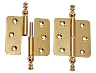 Decorative Hinges Furniture Bands Left Furniture Hinges Brass Plated