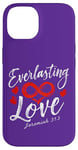 iPhone 14 Everlasting Love Jeremiah 31:3 Bible Verse Case