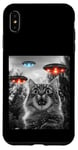 Coque pour iPhone XS Max Maine Coon Cat Selfie avec Alien OVNI Homme, Femme, Enfant