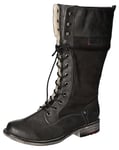 MUSTANG Femme 1295-606 Bottes, Noir, 39 EU