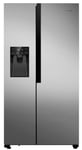 Teknix THSBS1791PLUX, 562L Side by Side Fridge Freezer, Stainless Steel