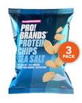 Pro!brand Protein Chips Sea Salt 3x50g