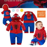 Baby Romper Spider-Man Kostym Maskerad Cosplay 80cm