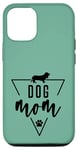 Coque pour iPhone 13 Pro Bassett Hound Dog Mom – Chien Maman Imprimé Pattes de Chiot Mignon Animal de compagnie