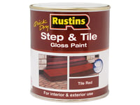 Rustins Quick Dry Step & Tile Paint Gloss Red 2.5 litre RUSSTPGR25L