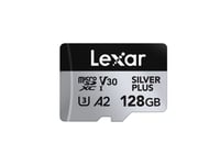 Lexar Professional 128GB SILVER PLUS microSDXC UHS-I Card